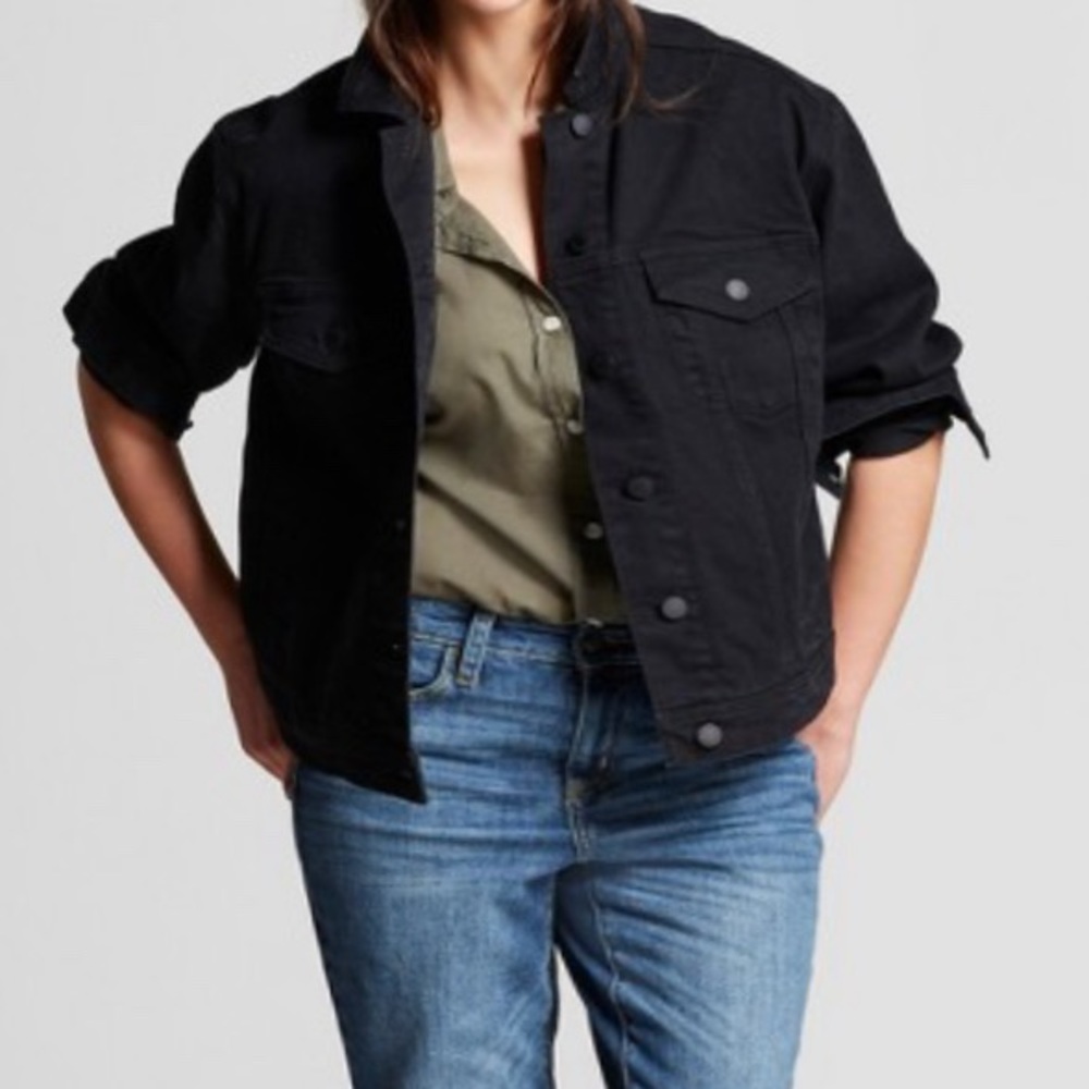 Black Jean Jacket